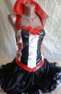 Woman's Heart Card Motif Costume as displayed on Gifts and Supplies for Card Players