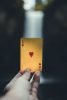 person holding ace of heart playing card - Gifts for Card Players