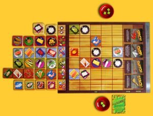 Wasabi Board Game Layout - Gifts for Card Players
