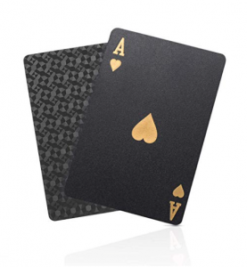 Solar Matrix Black Playing Cards - Gifts for Card Players