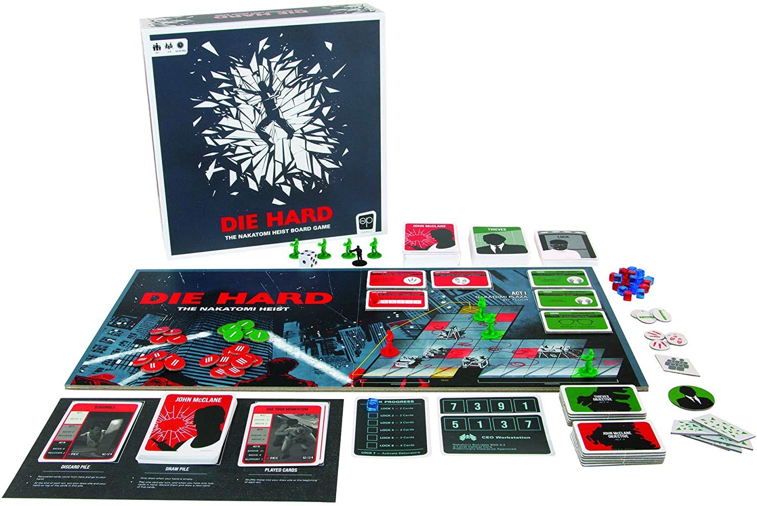 Die Hard Board Game Opened - Gifts for Card Players