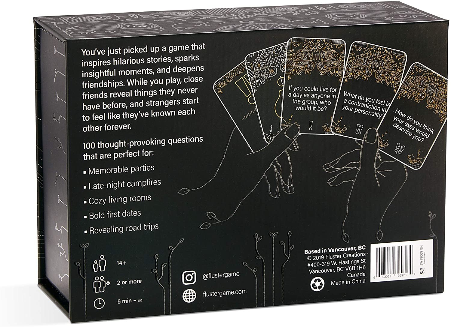 Fluster Card Game Back - Gifts for Card Players