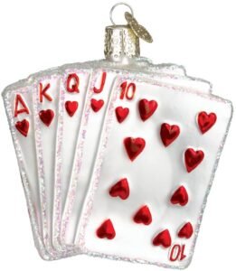 Poker Hand ornament