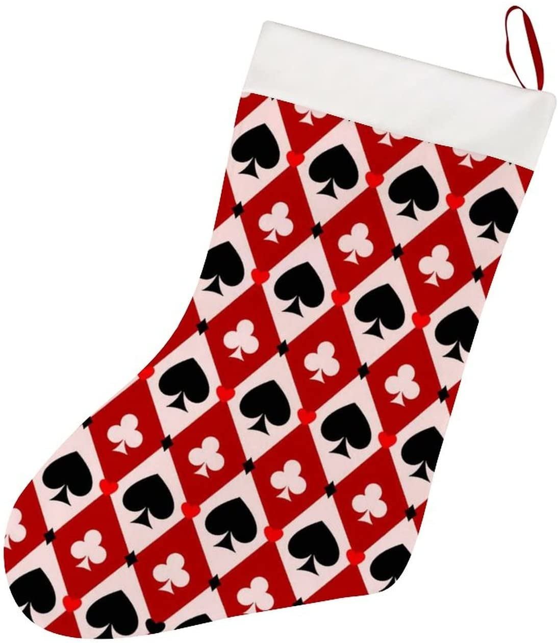 playing card suit symbol christmas stocking poker bridge casino