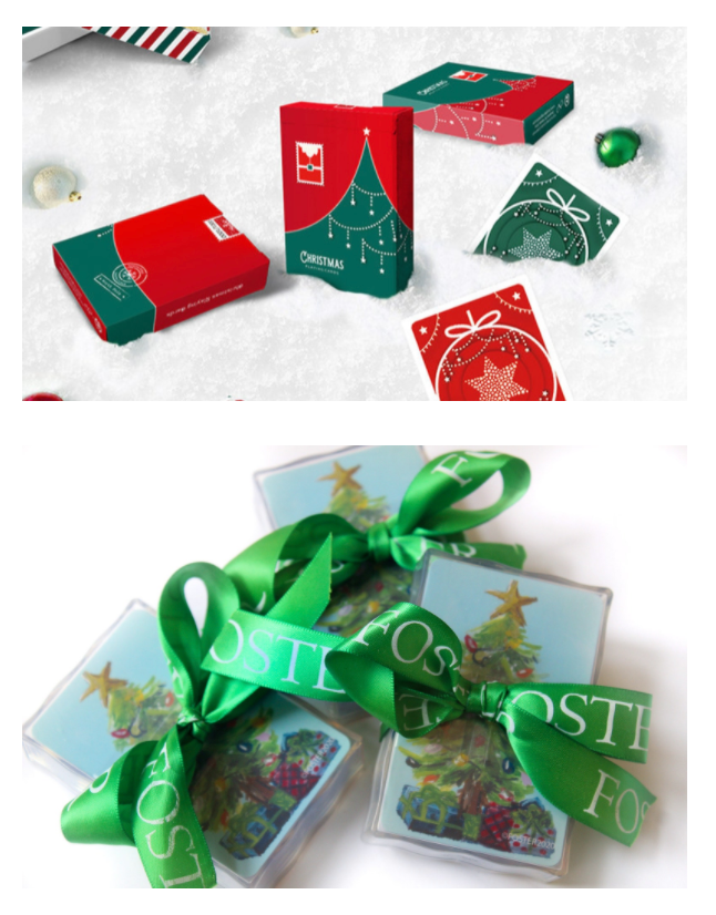 CHristmas theme playing cards