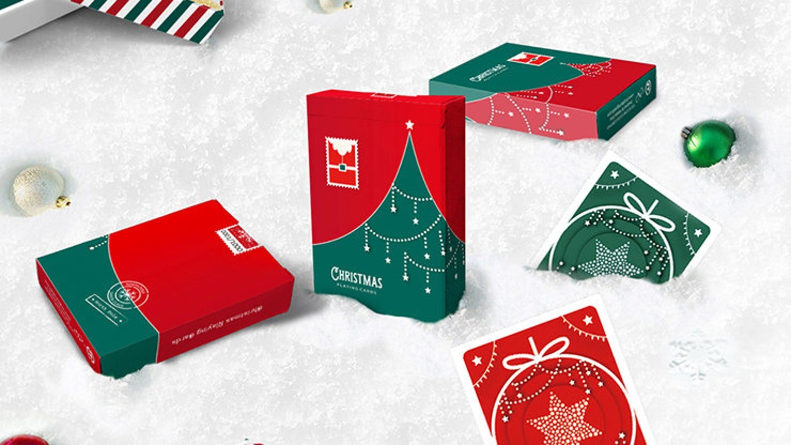Christmas Holiday Playing Cards