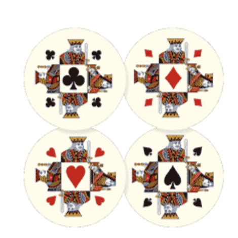 Card Suit Coasters