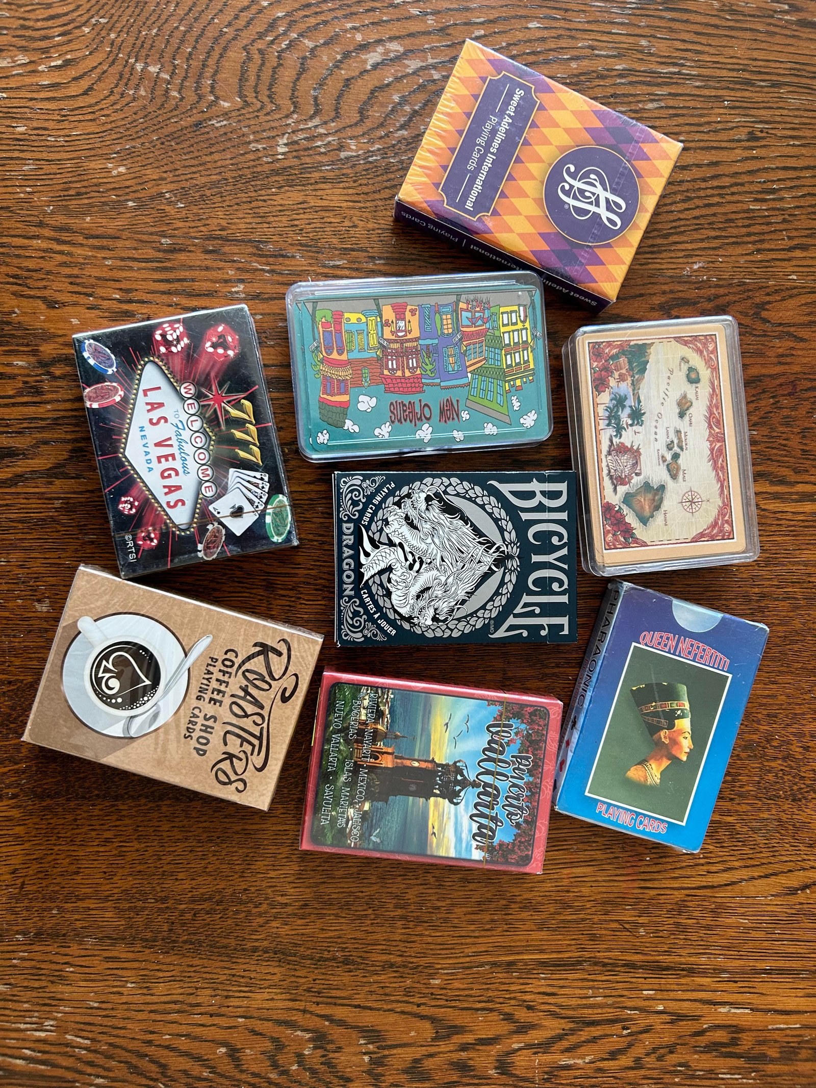 Some of my souvenir playing card decks