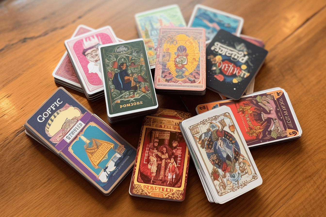 What are the differend kinds of playing cards