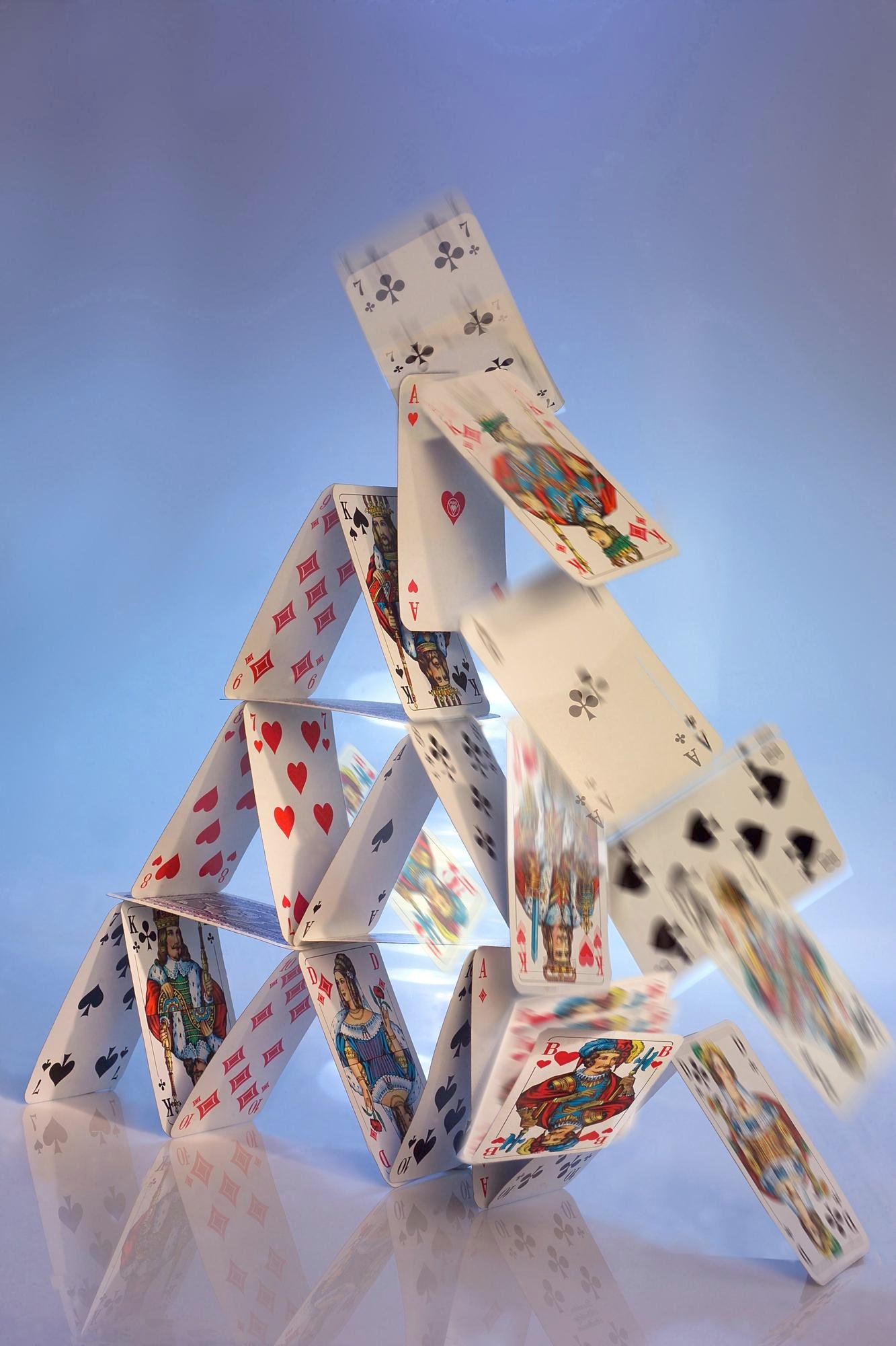 Fun with a deck of cards, house of cards