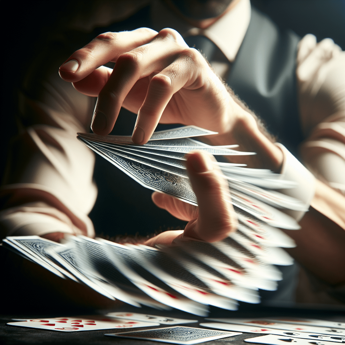 Hands dealing cards - photo for How to play Baccarat at a Live Dealer Casino